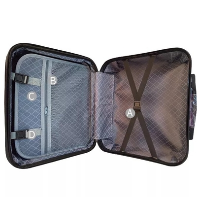 Wasserdichter Carry On Travel Luggage Hardshell-Einstieg-Koffer 18 Zoll mit Verschluss