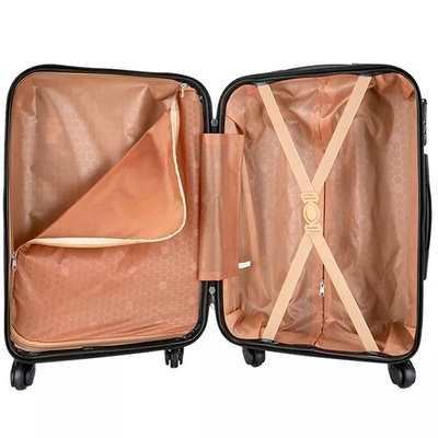 Polyester, das stark Shell Luggage Set 24&quot; PC pp. Carry On des Laufkatzen-Koffer Tsa-Gepäck-Verschluss-3 zeichnet