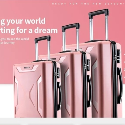 Polyester, das stark Shell Luggage Set 24&quot; PC pp. Carry On des Laufkatzen-Koffer Tsa-Gepäck-Verschluss-3 zeichnet