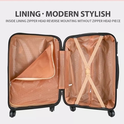 Polyester, das stark Shell Luggage Set 24&quot; PC pp. Carry On des Laufkatzen-Koffer Tsa-Gepäck-Verschluss-3 zeichnet