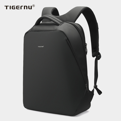 Doppelschichten machen Reise-Laptop-Rucksack-Büro-Computer-Tasche 35 Liter Reißverschluss zu