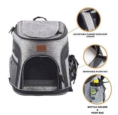 Dehnbare Reise Carry Pet Carrier Backpack Airline genehmigte