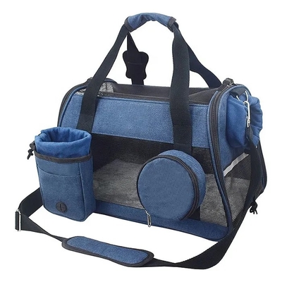 3 in 1 Haustier-Fördermaschinen-Taschen-kleinem Cat Dog Travel Carrier Nylon PU-Baumwollstoff