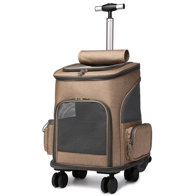 Mode-wasserdichte Reise-Haustier-Fördermaschinen-Taschen-stützbare Haustier-Reise-Laufkatze im Freien
