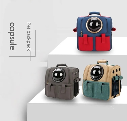 Tragbare Haustier-Fördermaschinen-Taschen-transparente Kapsel-Breathable Reise-Papagei Cat Dog Bird Backpack
