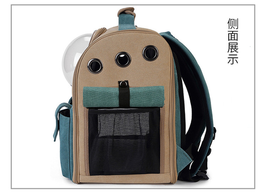Tragbare Haustier-Fördermaschinen-Taschen-transparente Kapsel-Breathable Reise-Papagei Cat Dog Bird Backpack