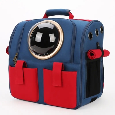 Tragbare Haustier-Fördermaschinen-Taschen-transparente Kapsel-Breathable Reise-Papagei Cat Dog Bird Backpack