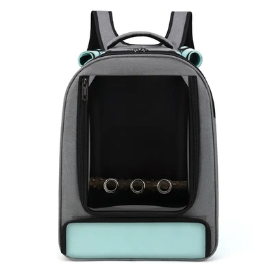 Leichte Vogel-Papageien-Haustier-Fördermaschinen-Tasche sperren Mesh Large Foldable Travel Backpack im Freien ein