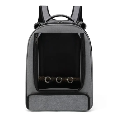 Leichte Vogel-Papageien-Haustier-Fördermaschinen-Tasche sperren Mesh Large Foldable Travel Backpack im Freien ein
