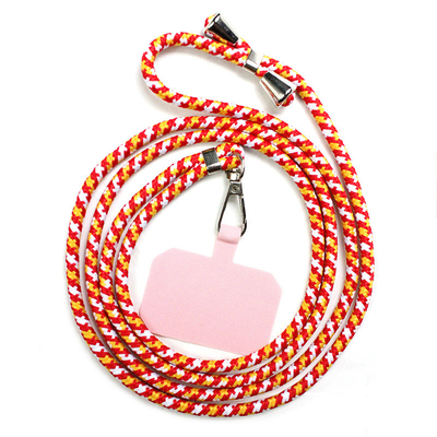 ODM-Universaltelefon-Lanyard Adjustable Nylon Neck Phone-Bügel mit Flecken-Metall